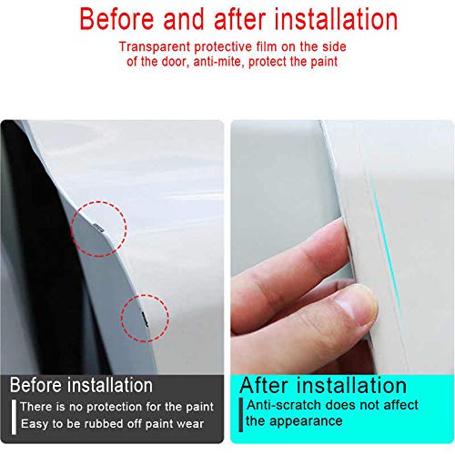 Clear door online edge protection film