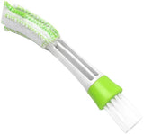 AutoBizarre Multipurpose Microfiber Double Sided Car Cleaning Brush For Car A/C Vents, Blinds, Keyboard etc