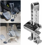 AutoBizarre Anti-Theft Car Clutch Pedal Lock Chrome Stainless Steel Security Lock System for All Cars