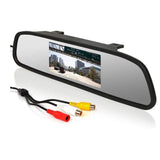 AutoBizarre 4.3 Inch TFT LCD Mirror Monitor Screen Display for Reverse Parking and Rear View