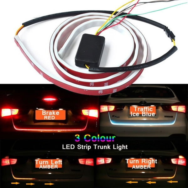 AutoBizarre Car Dicky Light Trunk Light Flow LED Strip Boot LED DRL Fo