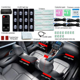 AutoBizarre Car Interior Ambient Star Lights, Multicolor with Music Control Star Atmosphere Light
