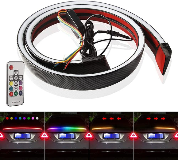 118.11 Inch 7 Color In 1 Car Interior Accessories Atmosphere Lamp EL Cold  Light Line With USB DIY Decorative Dashboard Console Auto LED Ambient Lights