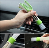 AutoBizarre Multipurpose Microfiber Double Sided Car Cleaning Brush For Car A/C Vents, Blinds, Keyboard etc