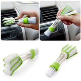 AutoBizarre Multipurpose Microfiber Double Sided Car Cleaning Brush For Car A/C Vents, Blinds, Keyboard etc